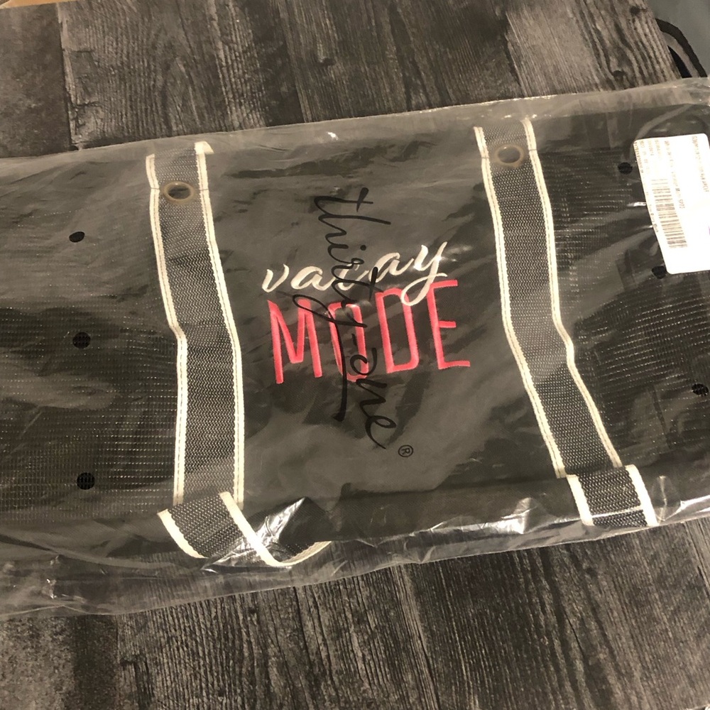 Thirty-One Mesh Large Utility Tote - Black NIP